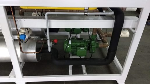 Chiller industrial com trocador shell in tube