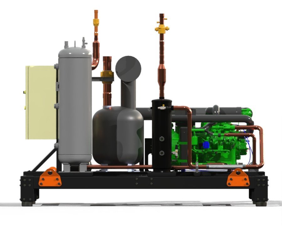 Render da unidade condensadora FrigoTherm